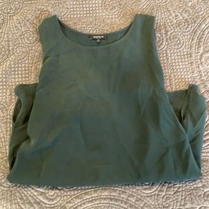 Lafayette 148 Green Silk Tank